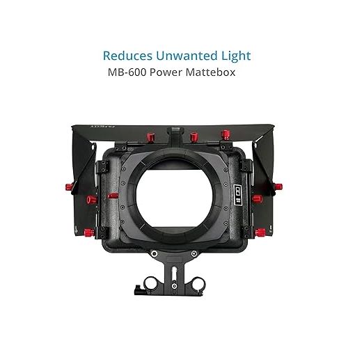  Shoulder Rig Kit w Matte Box & Follow Focus for DSLR Cameras. Ergonomic & Stable, 6” to 9” Convertible Size. Adjustable Handles, ¼” Threads. Comfy Shoulder Pad, Quick Release Plate (FC-03)