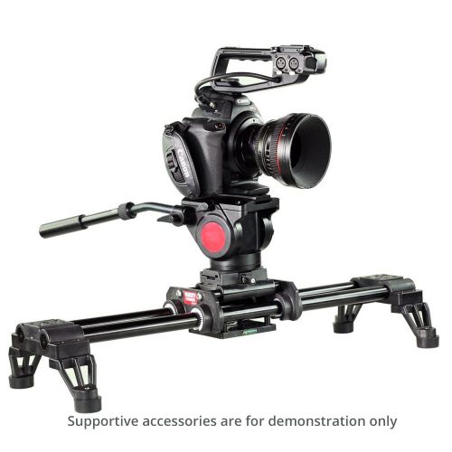  FILMCITY Power 28 Portable DSLR Video Camera Slider | Smooth Slider Dolly Track for Camera Camcorder up to 40kg88lb (FC-SL-28) + Travel Bag