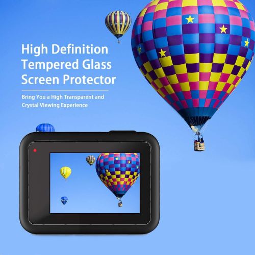  [6pcs] FINEST+ Screen Protector for GoPro Hero 8 Black Tempered Glass Screen Protector + Tempered Glass Lens Protector +Small Display Film for Go Pro Hero8 Action Camera