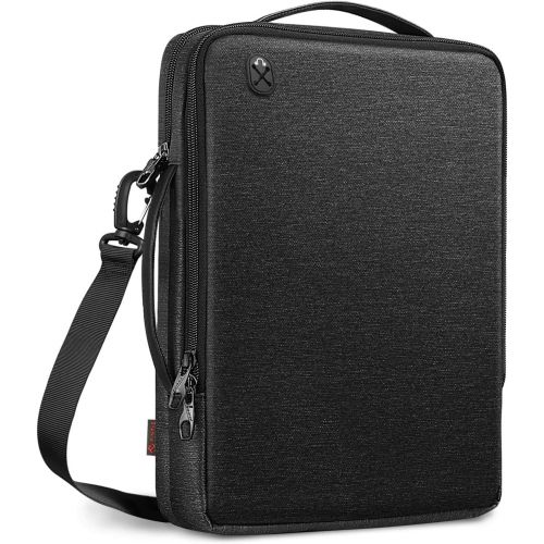  [아마존베스트]FINPAC 13 Inch Laptop Shoulder Bag for 13.3 Inch MacBook Pro/Air, iPad Pro 12.9 Bag, Water-Resistant Tablet Carrying Bag with Electronics Organizer for Chromebook/Surface Pro/Dell