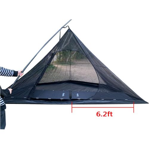  FireHiking Hot Tent with Stove Jack 4-8 Person OneFires Large Teepee Tent for Family Camping