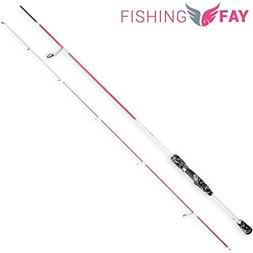  [아마존베스트]FISHINGFAY SEELOYA Ultralight Carbon Spinning Rod 189 cm 2-9 g with Fuji Rings and Reel Holder - Fishing Rod - Plug-In Rod - Direct Power Transmission when Fishing for Trout, Saib