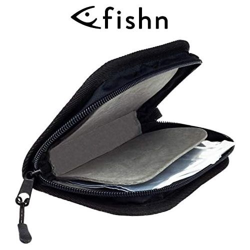  [아마존베스트]FISHN Indicator Bag - Spoon Bag - Heavy Duty Pocket for Indicators, Spoons, Spinners and Flies - Very Slim, Lightweight and Offers Great Protection