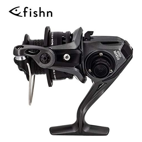  [아마존베스트]FISHN Reel fishing spinning reel  ideal for any rod with casting weight between 20 - 80 g or as a recall rod, pike, catfish, zander, cod or salmon.