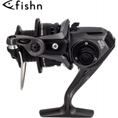  [아마존베스트]FISHN Reel fishing spinning reel  ideal for any rod with casting weight between 20 - 80 g or as a recall rod, pike, catfish, zander, cod or salmon.