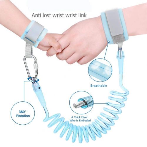  [아마존베스트]FITARTS Baby Safety Walking Harness-Child Toddler Anti-Lost Belt Harness Reins with Leash Kids Assistant Strap Angel Wings Travel Haress for 1-3 Years Boys and Girls(Blue)