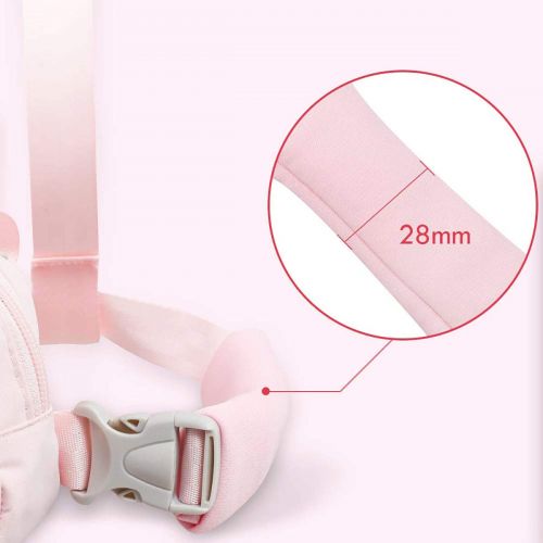  [아마존베스트]FITARTS Child Leash Backpack - Kids and Toddlers Safety Harness Anti Lost Wrist Link for Boys and Girls (Pink)