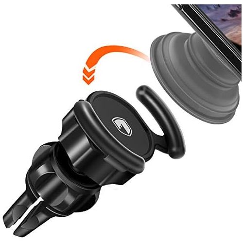  [아마존베스트]FITFORT Universal Air Vent Car Mount - 360° Rotation Clip Car Mount Phone Holder with Adjustable Switch Lock for All Smartphones GPS Navigation