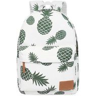 [아마존베스트]FITMYFAVO Backpack for Teen Girls with Multi-Pockets Cute Bookbag Daypack Travel Bag (Pineapple)