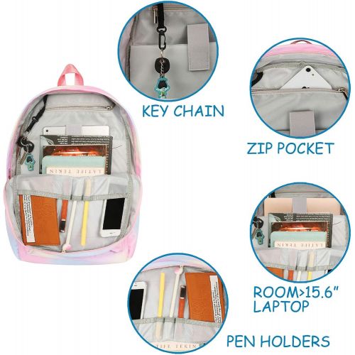  [아마존베스트]FITMYFAVO Backpack for Women Girls School Book bags Lightweight Large 15.6 Daypack Waterproof Nature Laptop Backpacks
