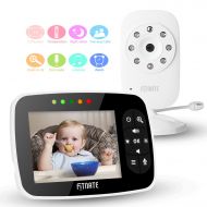 FITNATE Video Baby Monitor, Fitnate 3.5 Large LCD Screen Display Video Baby Monitor with Night Vision Camera...