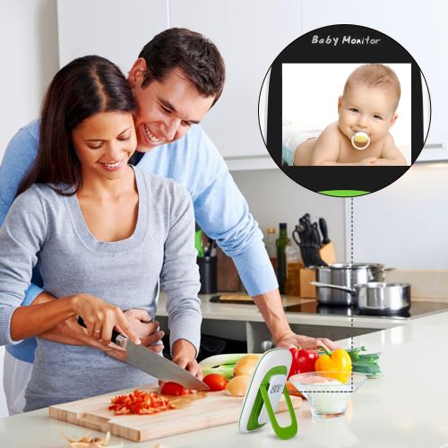  FITNATE Video Baby Monitor, Fitnate 3.5 Large LCD Screen Display Video Baby Monitor with Night Vision Camera...