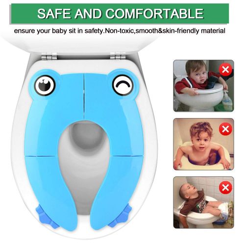  [아마존베스트]Potty Training Seat for Kids, FITNATE Portable Reusable Potty Training Seat Cover Upgrade Folding...