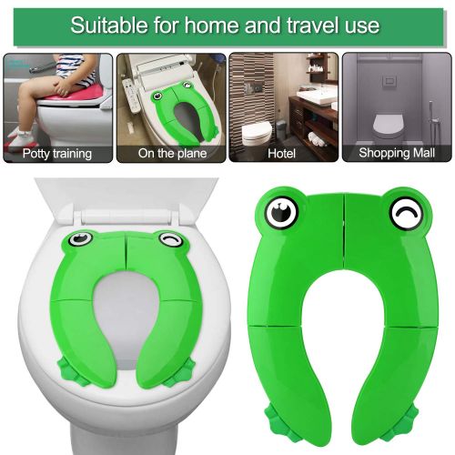  [아마존베스트]Potty Training Seat for Kids, FITNATE Portable Reusable Potty Training Seat Cover Upgrade Folding...