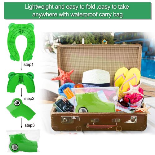  [아마존베스트]Potty Training Seat for Kids, FITNATE Portable Reusable Potty Training Seat Cover Upgrade Folding...