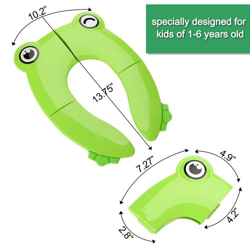  [아마존베스트]Potty Training Seat for Kids, FITNATE Portable Reusable Potty Training Seat Cover Upgrade Folding...