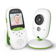 FITNATE Portable Video Baby Monitor with LCD Display, Digital Camera, Infrared Night Vision, Two Way Talk Back, Temperature Monitoring, Lullabies, Long Range and High Capacity Batt