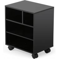 [아마존 핫딜] FITUEYES Mobile Printer Stand with Organizing Storage Adjustable Work Cart with Wheels PS404001WB