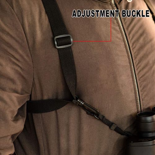  [아마존베스트]FITWICK Binocular Harness Straps Durable Hunting, Heavy Duty, Can Adjustable, Bino Harness Fits Most Camera and Binocular