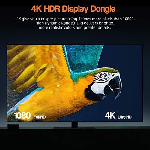  [아마존베스트]-Service-Informationen FIYAPOO Miracast Dongle 4K & 5G Wireless Wi-Fi HDMI Dongle Streaming for iPhone/iPad/Android/iOS/Window/Mac OS Laptop, Tablet, PC to HDTV/Monitor/Projector (Supports Miracast, DLNA