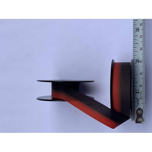  [아마존베스트]FJA Products Universal Typewriter Ribbons - Custom Color Twin Spool Typewriter Ribbons (Purple and Orange)