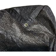 FJYW MN17-MS50-B2040 50% Shade Cloth, Shade Fabric, Sun Shade, Sail, Black Color, 20 x 40