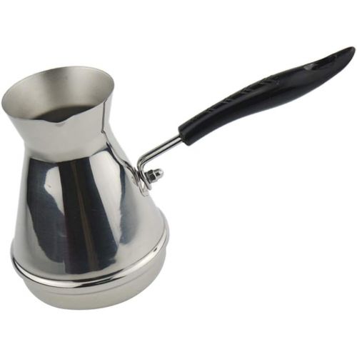  FLAMEER 2 stueck 350 ml Tuerkischer Kaffee Topf, Edelstahl Klein Kaffeekocher