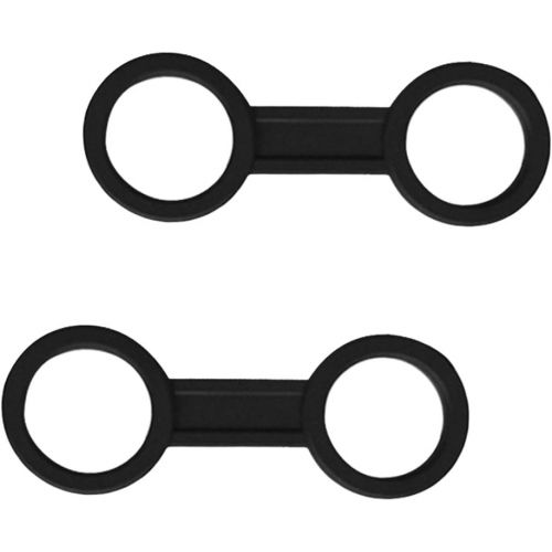  FLAMEER Schnorchelhalter Doppelring. Langlebig und Flexible Silikon Material
