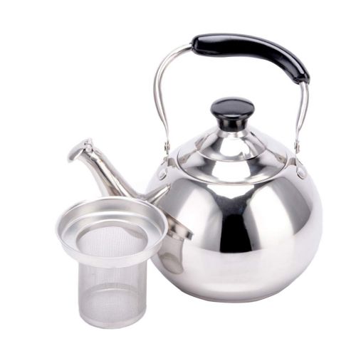  FLAMEER Kaffeekanne Teekanne Wasserkanne Teekessel mit Teesieb fuer Indoor oder Outdoor - 2L