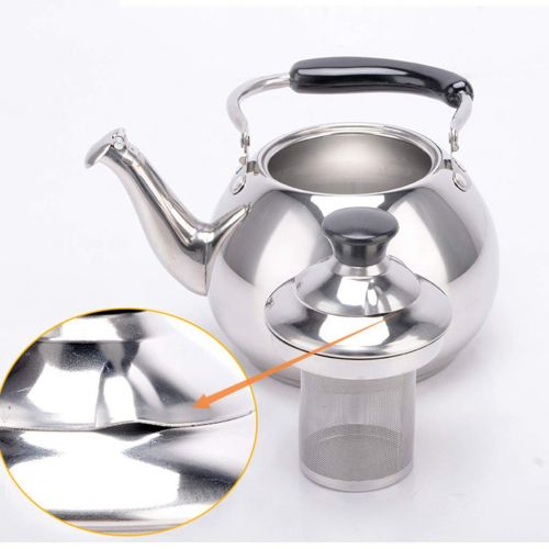  FLAMEER Kaffeekanne Teekanne Wasserkanne Teekessel mit Teesieb fuer Indoor oder Outdoor - 2L