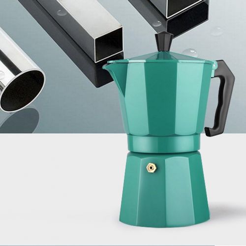  Flameer Stovetop Espresso Maker - Moka Pot Coffee Maker for Stovetop/Induction Stove Top Espresso Shot Maker for Italian Espresso Cappuccino or Latte 8oz