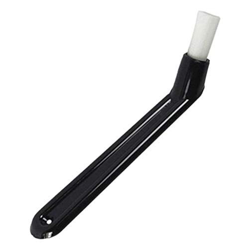  Flameer Angled Nylon Coffee Espresso Machine Cleaning Brush Coffee Group Head Brush, Black Color,5.5 inches Long