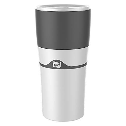  FLAMEER Portable Coffee & Tea Maker ? Great Personal Mug for Travel, Car, Office, Camping, Portable Espresso Machine K-Cup Manual Espresso Coffee Maker