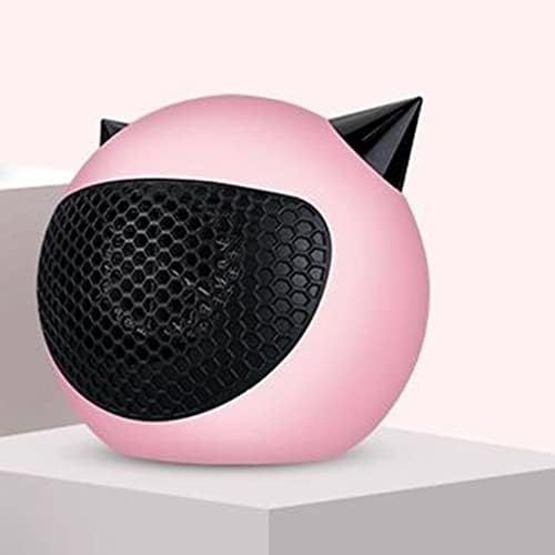  FLAMEER Small Space Personal Mini Heater - for Bathroom Bedroom Kitchen Bedroom Office Indoor - Pink