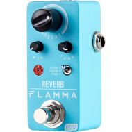 FLAMMA FC02 Mini Reverb Pedal Digital Guitar Pedal with 3 Reverb Effects Church Plate Studio True Bypass