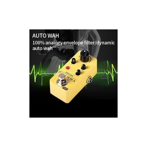  FLAMMA FC11 Auto Wah Pedal Envelope Filter Guitar Effects Pedal True Bypass for Guitar and Bass