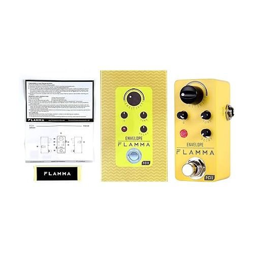  FLAMMA FC11 Auto Wah Pedal Envelope Filter Guitar Effects Pedal True Bypass for Guitar and Bass