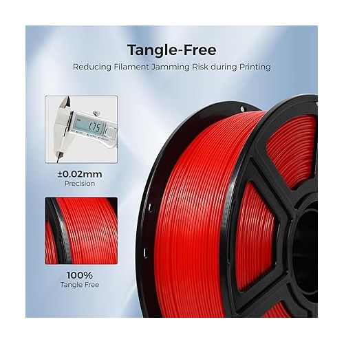  FLASHFORGE ASA Filament 1.75mm Iron Grey, 3D Printer Filament 1kg (2.2lbs) Spool, Dimensional Accuracy +/- 0.02mm, Durable, High UV-Resistant, Perfect for Printing Outdoor Functional Parts