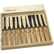 Flexcut Carving Tools, Mallet-Carving Chisels and Gouges for Woodworking, Deluxe Set of 10 (MC100)