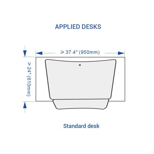  FLEXISPOT FlexiSpot 47 Standing Desk Converter with Quick Release Keyboard Tray Computer Desk,Black (M3B)