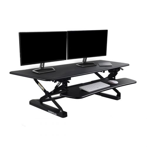  FLEXISPOT FlexiSpot 47 Standing Desk Converter with Quick Release Keyboard Tray Computer Desk,Black (M3B)