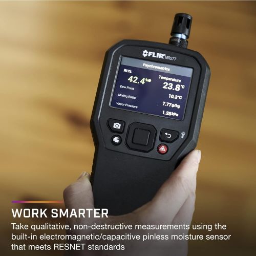  [아마존베스트]FLIR MR277 Moisture Meter, MSX IR Camera & Hygrometer for Building Inspection