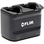 FLIR T199610 Stand-Alone Two-Bay Battery Charger for Use with FLIR T530 and T540 Thermal Imaging Cameras, 12 VDC Input Power, Size (LxWxH) 146 x 74 x 96 mm (5.7 x 2.9 x 3.8)