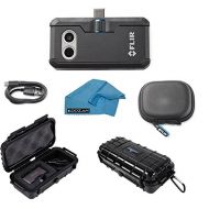 FLIR ONE Pro Thermal Imaging Camera Android USB-C ONLY Bundle With Rugged Waterproof Case and Cleaning Cloth (NOT FOR iPhone)