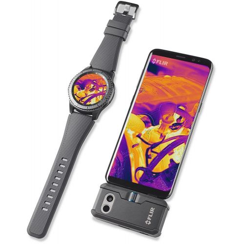  FLIR ONE Pro Thermal Imaging Camera Android USB-C ONLY Bundle With Rugged Waterproof Case and Cleaning Cloth (NOT FOR iPhone)
