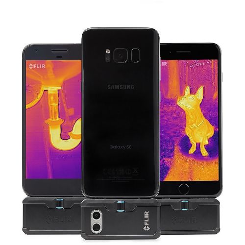 FLIR ONE Pro Thermal Imaging Camera Android Micro USB ONLY Bundle with Rugged Waterproof Case and Cleaning Cloth (NOT iPhone)