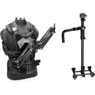 FLYCAM G-Axis Carbon Fibre Telescopic Stabilizer w Galaxy Arm & Vest. Turns 2-Axis Gimbal into 5-Axis. Over/Underslung Operations. Enhances Shot Stability & Eliminates Fatigue/Strain (ST-GLXY-GAXS)