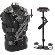 Flycam 5000 Handheld Camera Stabilizer with Comfort Arm Vest.FLCM-CMFT-KIT Precise Balancing, Smooth & Fatigueless Operations. Quick Shock Absorption, Free Quick Release, Arm Brace & Table Clamp