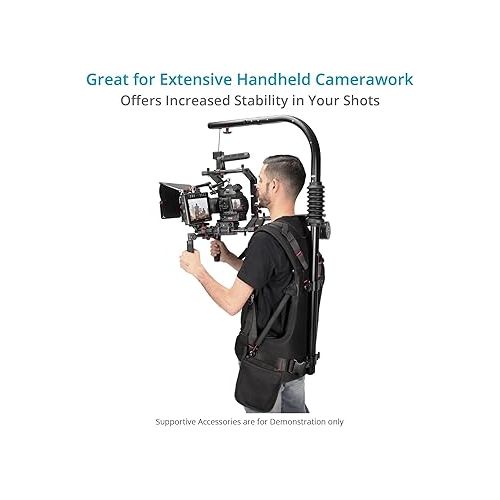  FLYCAM Flowline 400N Stabilizing Body Support for Camera & Gimbal(8-10Kg/17-22lb). Ergonomic & Comfortable, Increases Shot Stability. Height Adjustable, Front & Back Setup Positioning (FLCM-FLN-400N)