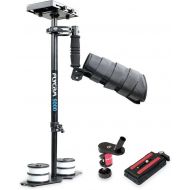 FLYCAM 5000 29/73cm Professional Video Camera Stabilizer with Arm Brace for Cameras up to 5kg/11lb Handheld Steadycam for DV DSLR Free Quick Release & Table Clamp (FLCM-5000-ABQ)